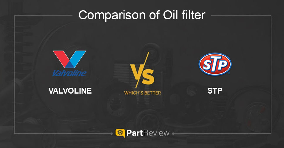 Comparison of oil filter VALVOLINE and STP