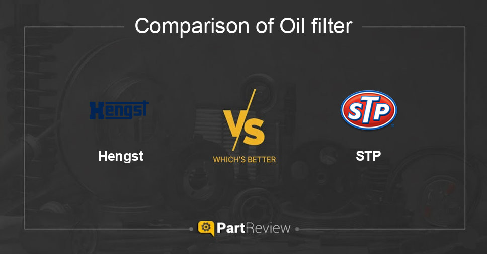 Comparison of oil filter Hengst and STP