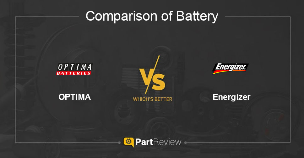 Comparison of battery OPTIMA and Energizer