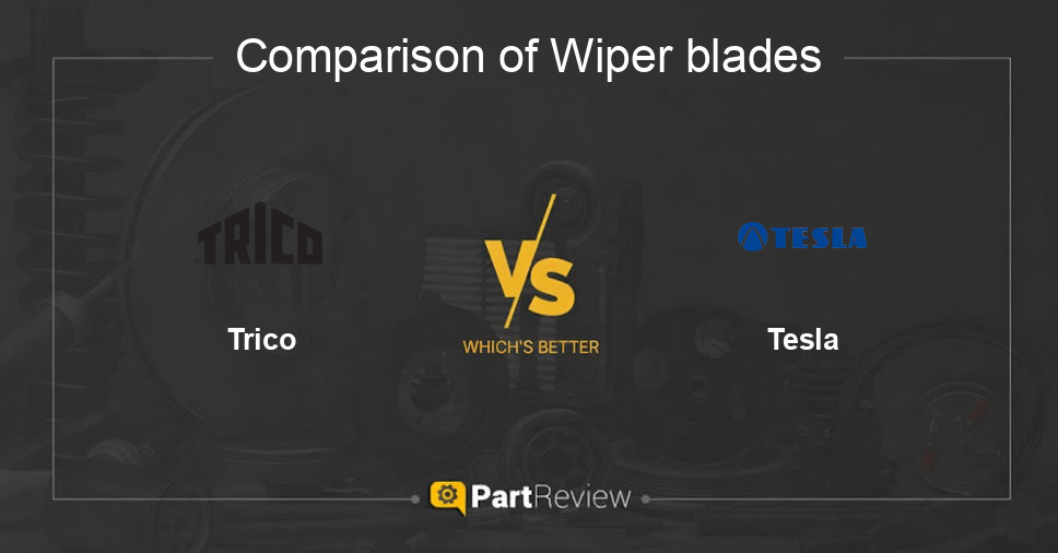 Comparison of wiper blades Trico and Tesla
