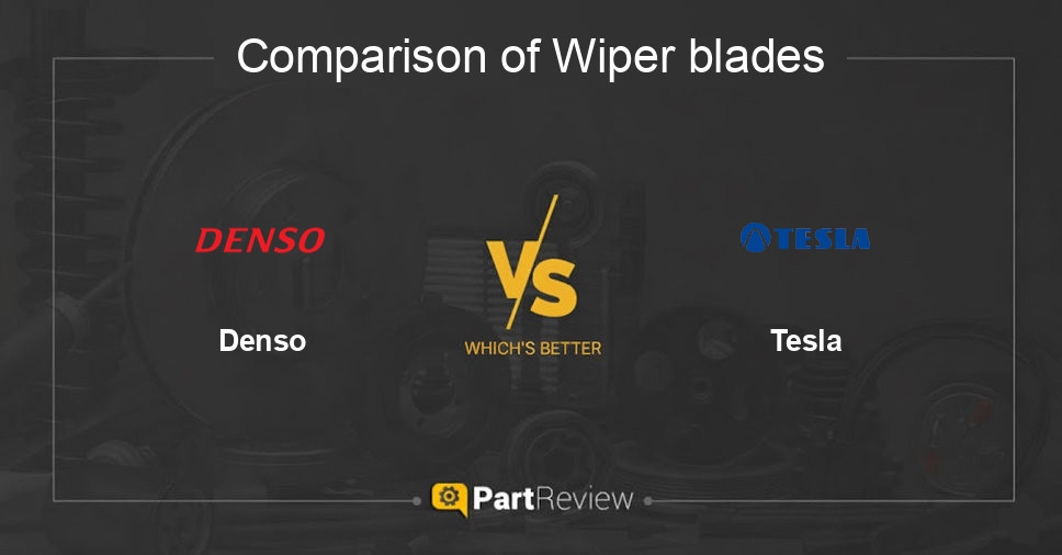 Comparison of wiper blades Denso and Tesla