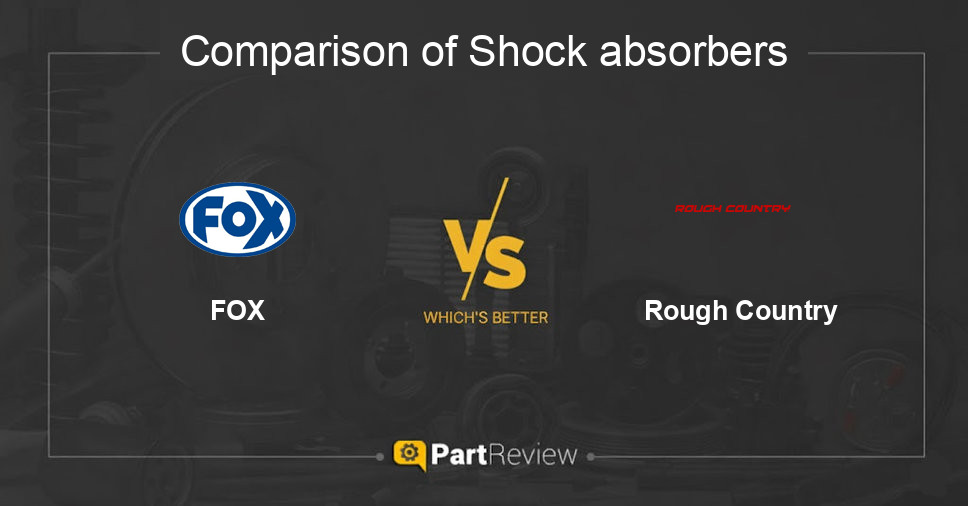 Comparison of shock absorbers FOX and Rough Country
