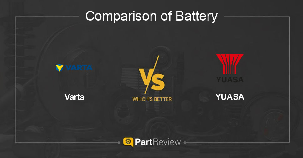 Comparison of battery Varta and YUASA