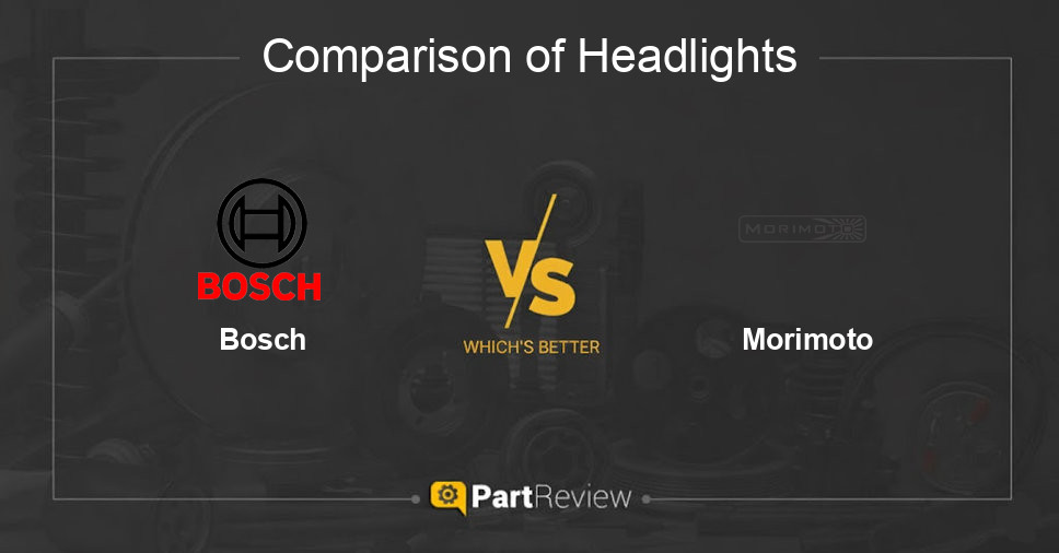 Comparison of headlights Bosch and Morimoto