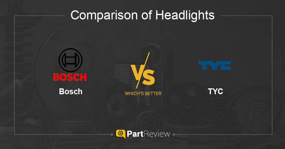 Comparison of headlights Bosch and TYC