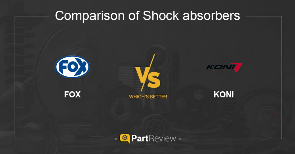 Comparison of shock absorbers FOX and KONI