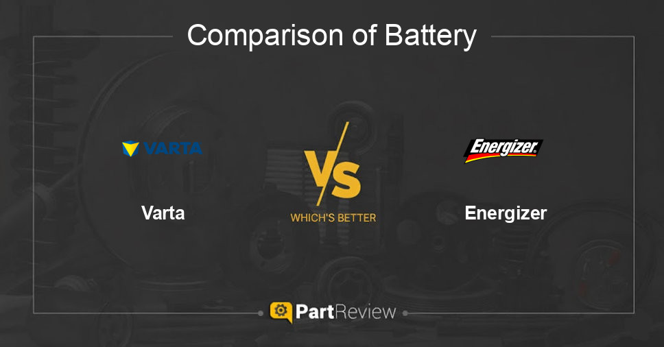 Comparison of battery Varta and Energizer