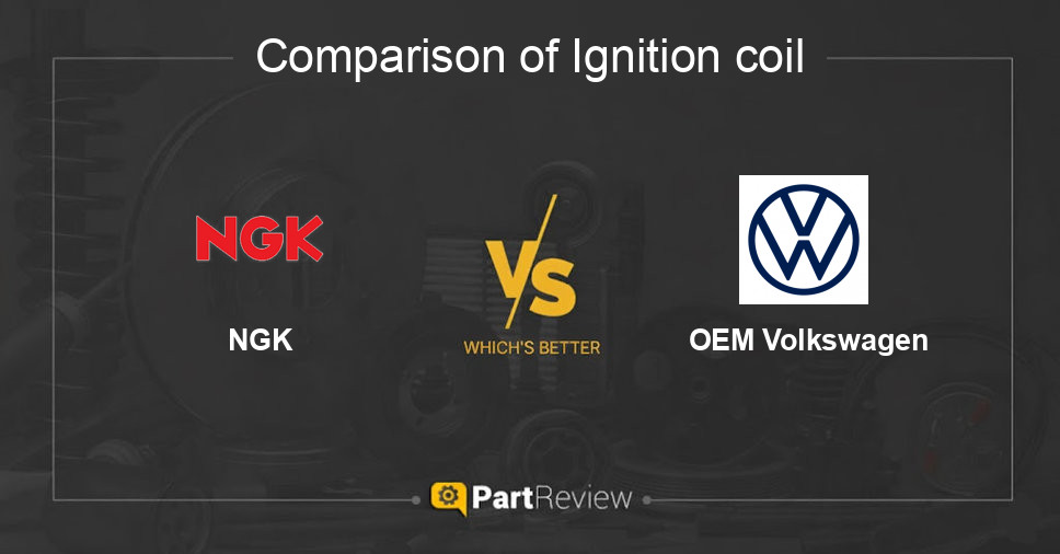 Comparison of ignition coil NGK and OEM Volkswagen