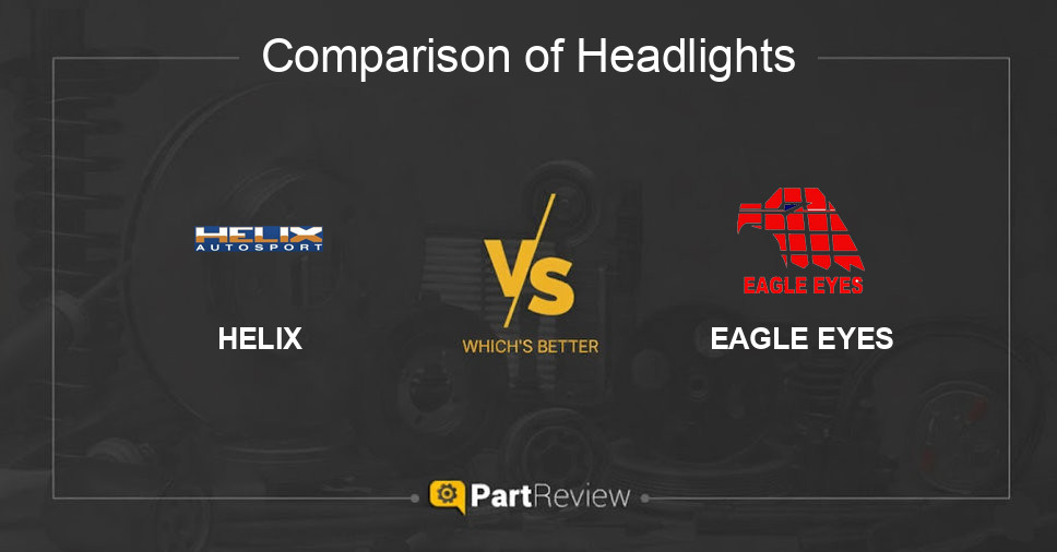 Comparison of headlights HELIX and EAGLE EYES