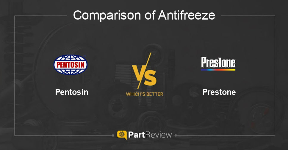Comparison of antifreeze Pentosin and Prestone