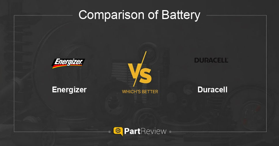 Comparison of battery Energizer and Duracell