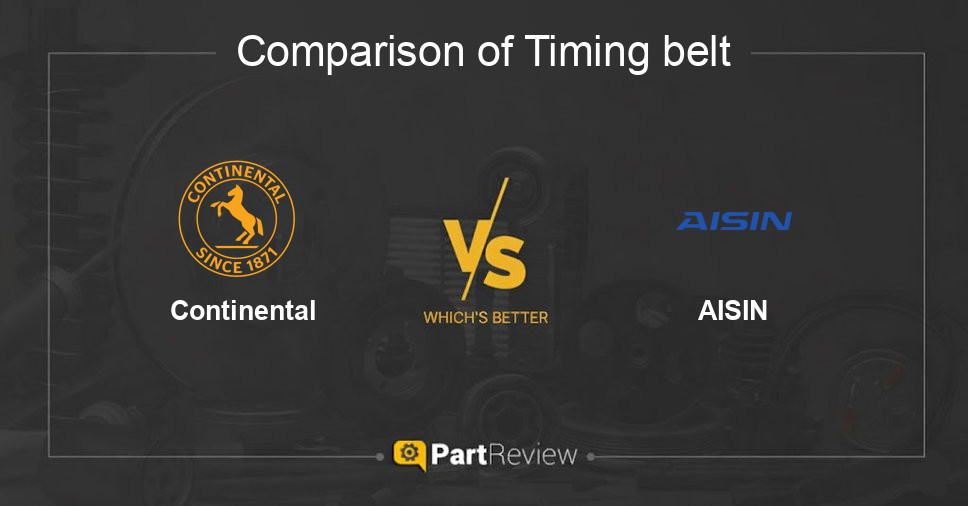 Comparison of timing belt Continental and AISIN