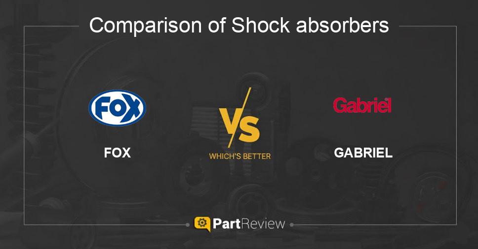 Comparison of shock absorbers FOX and GABRIEL
