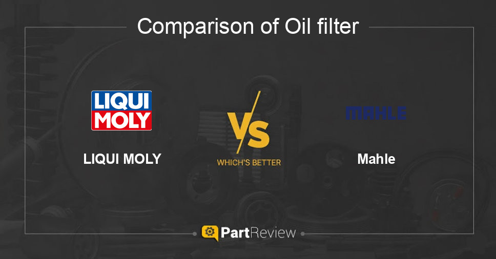 Comparison of oil filter LIQUI MOLY and Mahle