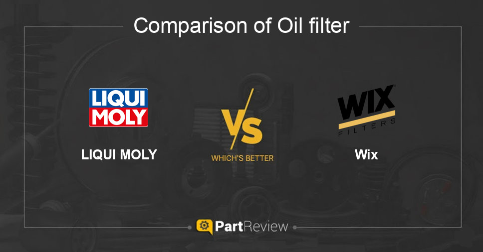 Comparison of oil filter LIQUI MOLY and Wix