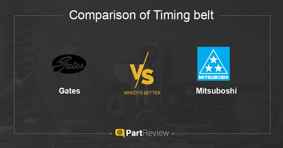 Comparison of timing belt Gates and Mitsuboshi