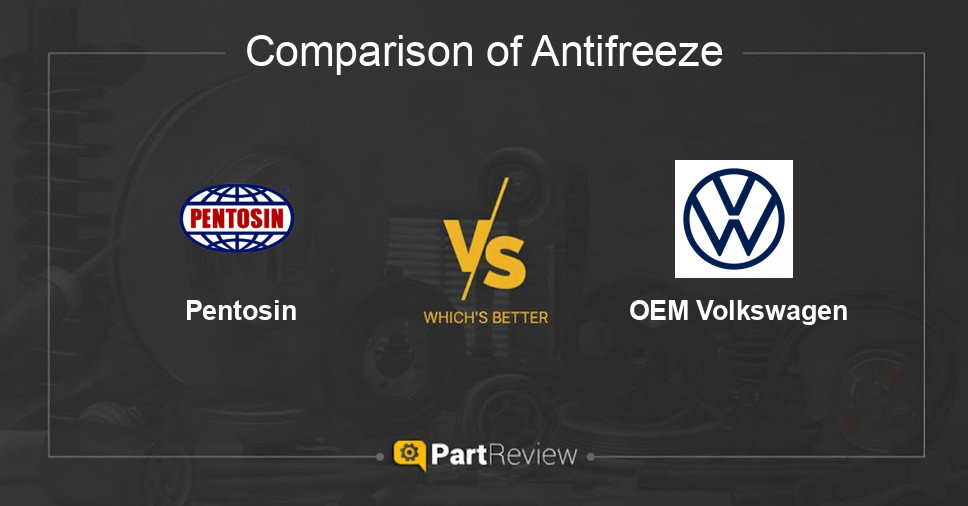 Comparison of antifreeze Pentosin and OEM Volkswagen