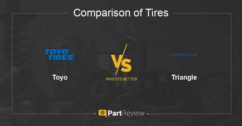 Comparison of tires Toyo and Triangle