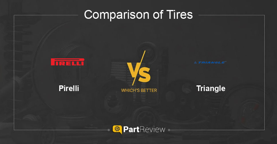 Comparison of tires Pirelli and Triangle