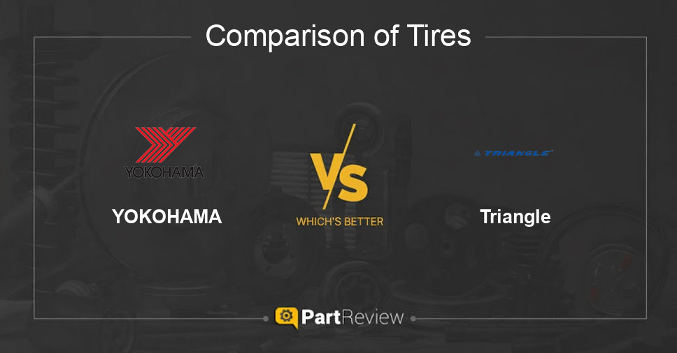 Comparison of tires YOKOHAMA and Triangle