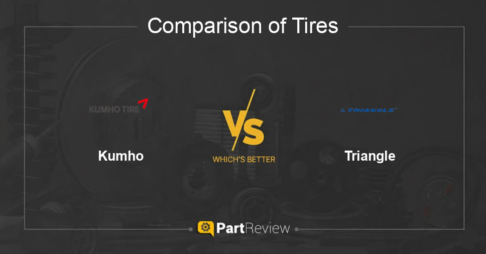 Comparison of tires Kumho and Triangle