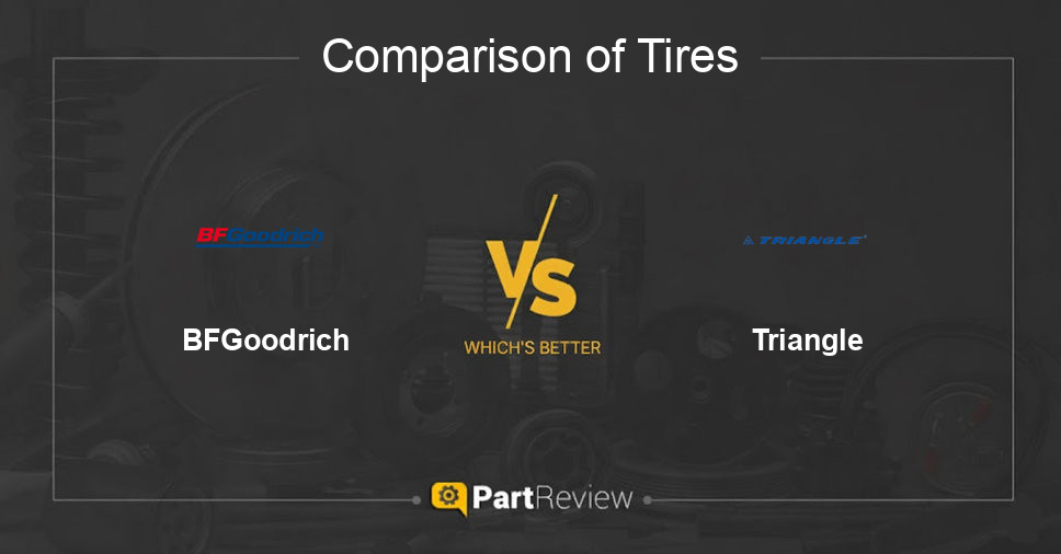 Comparison of tires BFGoodrich and Triangle