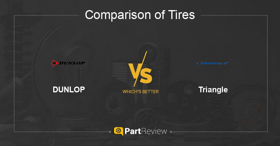 Comparison of tires DUNLOP and Triangle