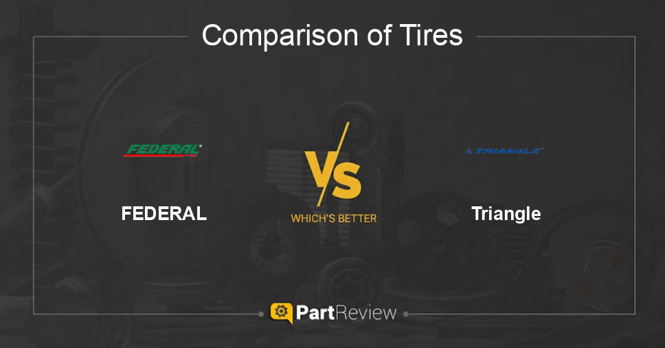 Comparison of tires FEDERAL and Triangle