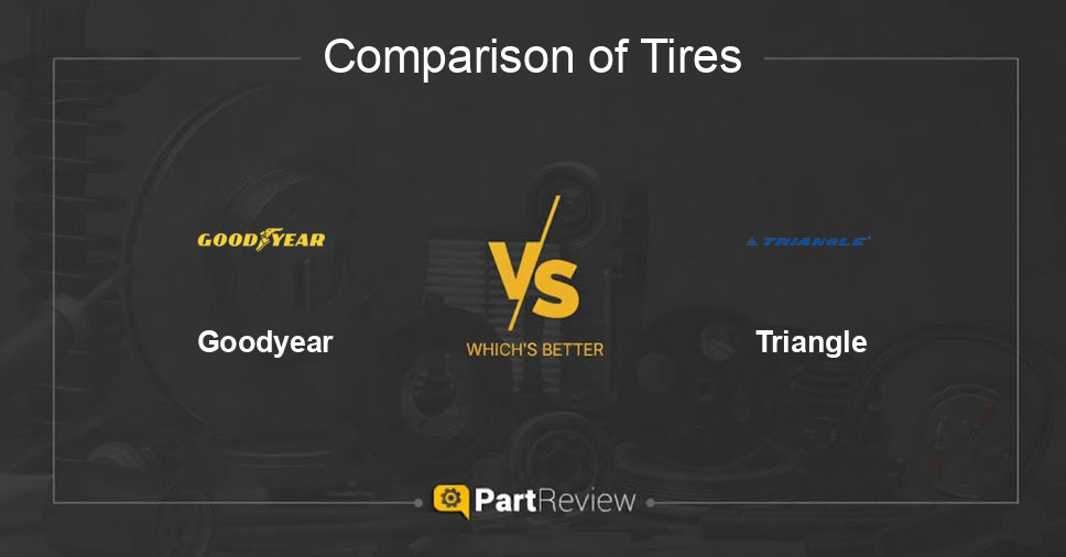 Comparison of tires Goodyear and Triangle