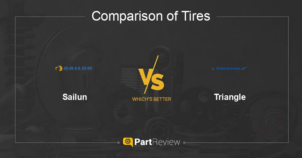 Comparison of tires Sailun and Triangle
