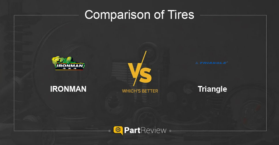 Comparison of tires IRONMAN and Triangle