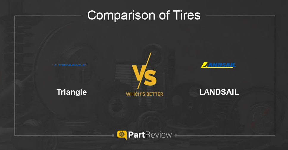 Comparison of tires Triangle and LANDSAIL