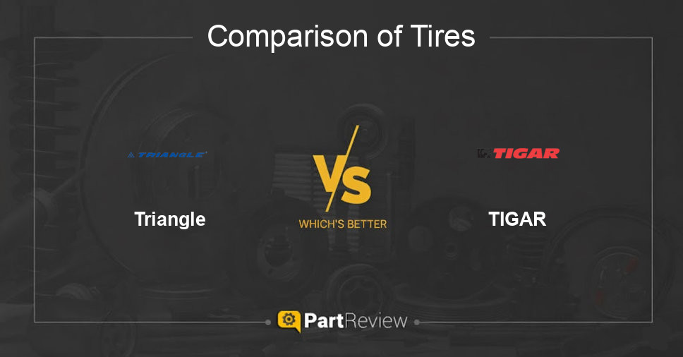 Comparison of tires Triangle and TIGAR