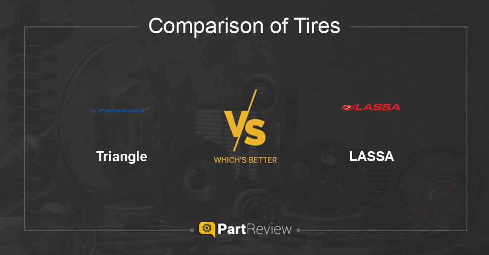 Comparison of tires Triangle and LASSA