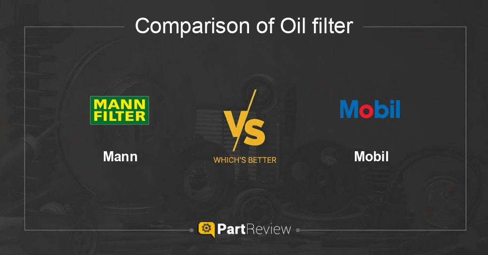 Comparison of oil filter Mann and Mobil
