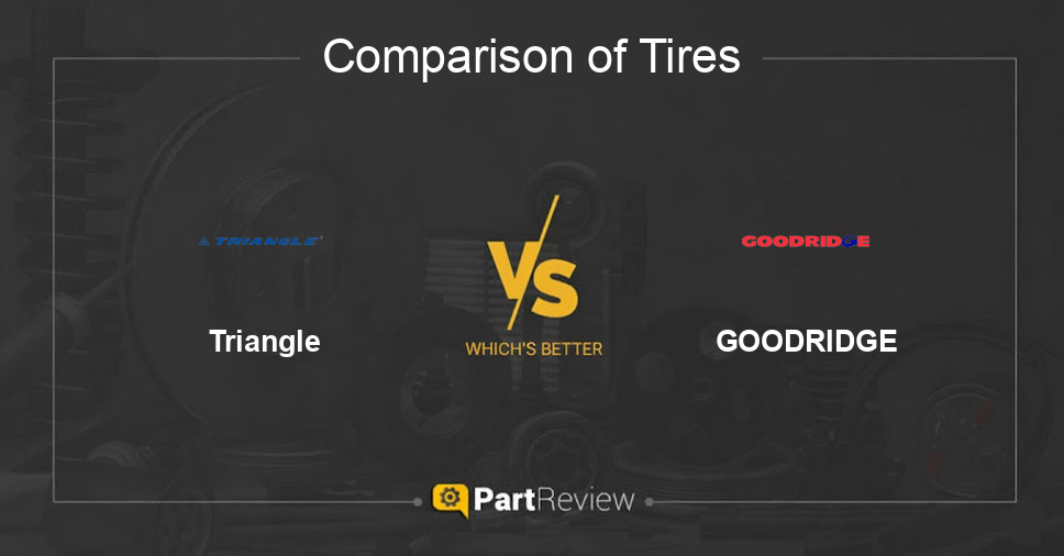 Comparison of tires Triangle and GOODRIDGE