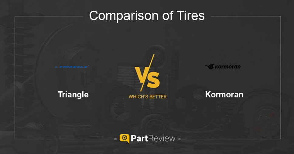 Comparison of tires Triangle and Kormoran