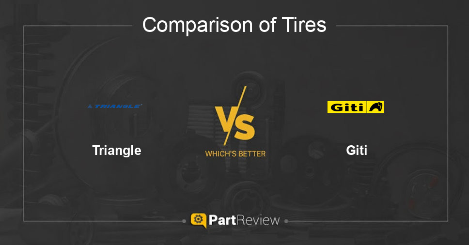 Comparison of tires Triangle and Giti