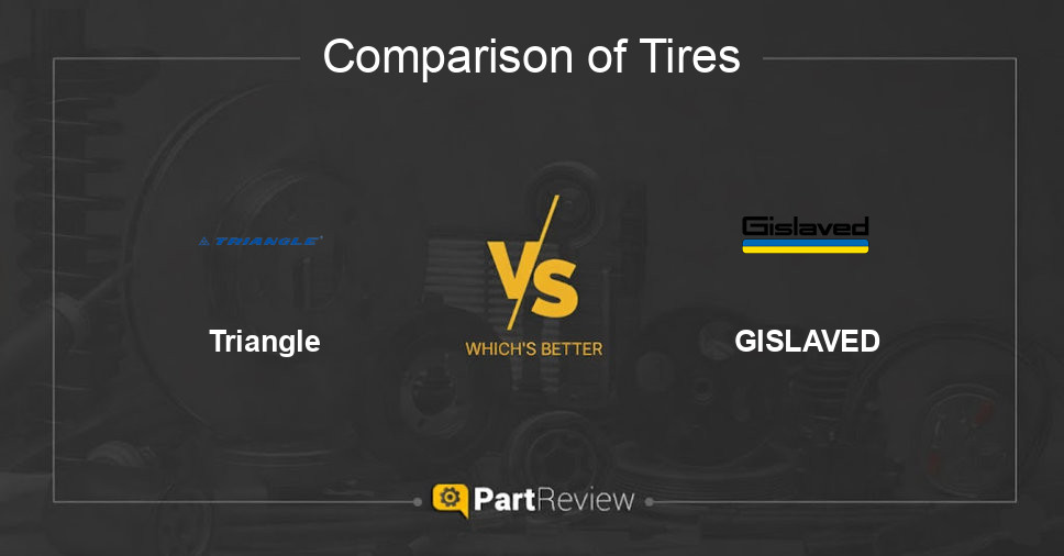 Comparison of tires Triangle and GISLAVED