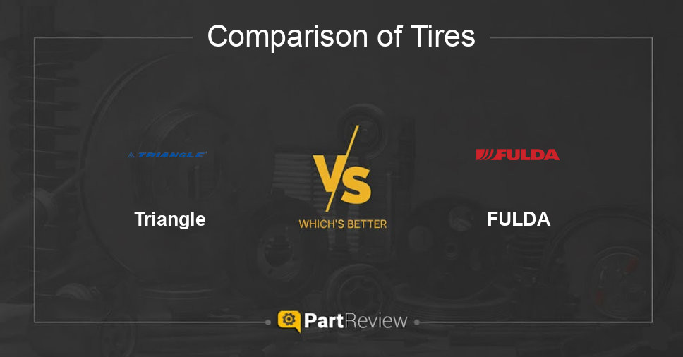 Comparison of tires Triangle and FULDA