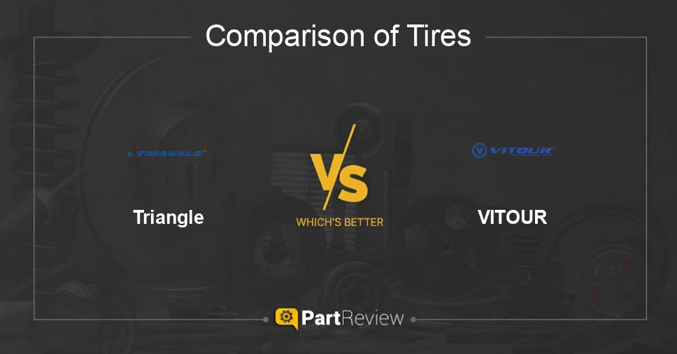 Comparison of tires Triangle and VITOUR
