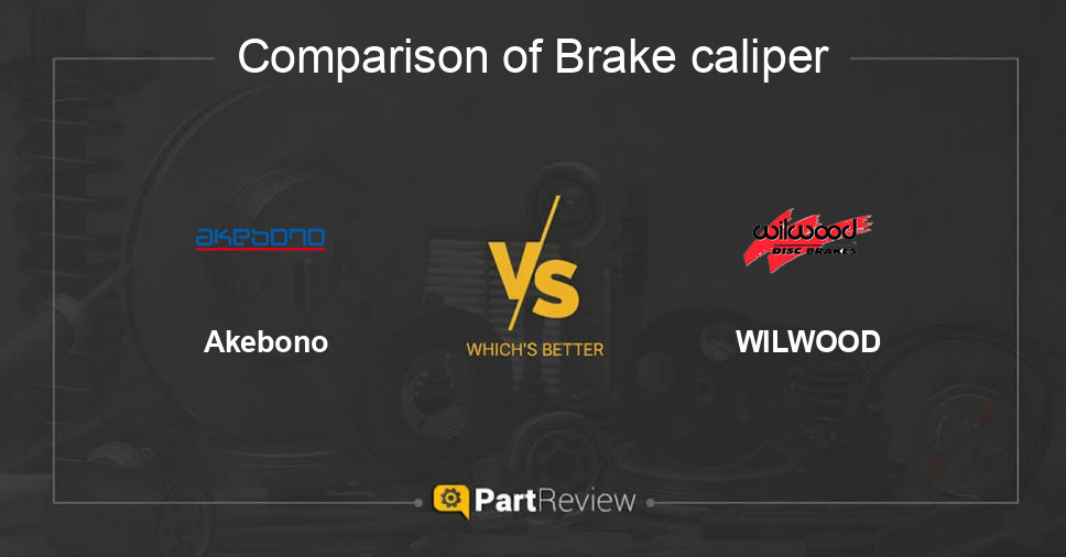 Comparison of brake caliper Akebono and WILWOOD