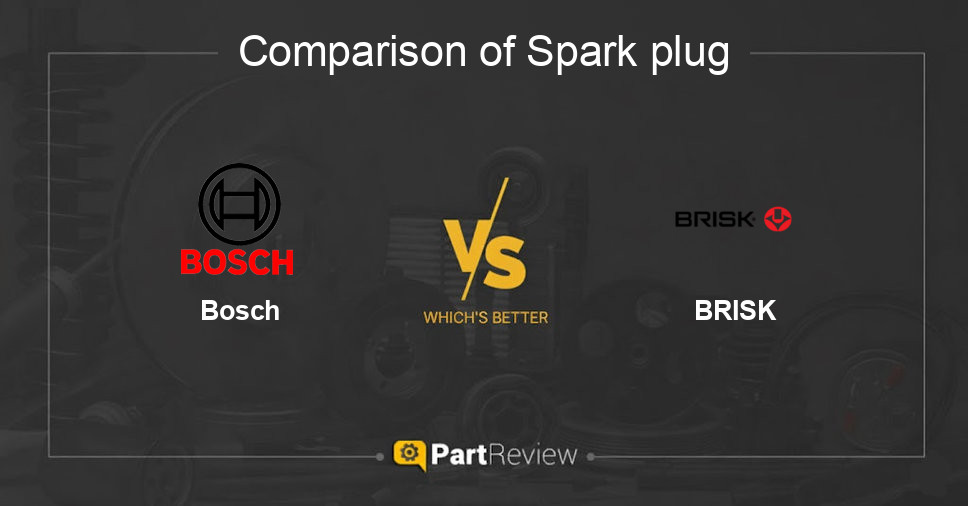 Comparison of spark plug Bosch and BRISK
