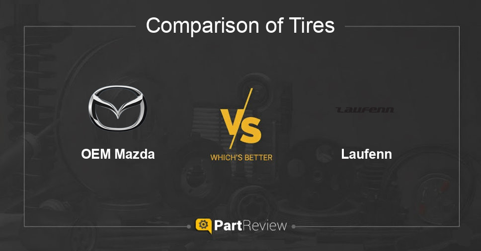 Comparison of tires OEM Mazda and Laufenn