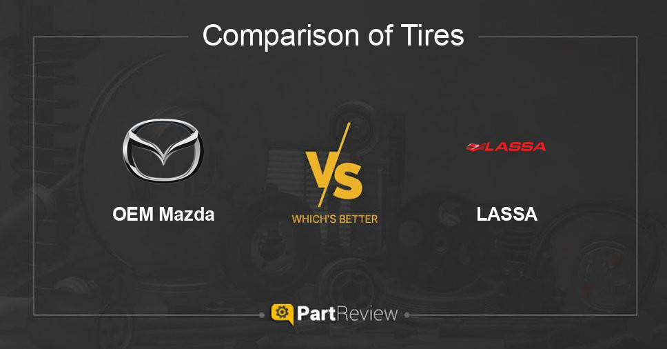 Comparison of tires OEM Mazda and LASSA