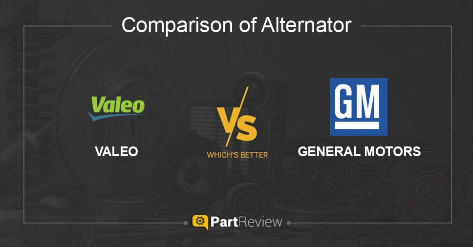 Comparison of alternator VALEO and GENERAL MOTORS