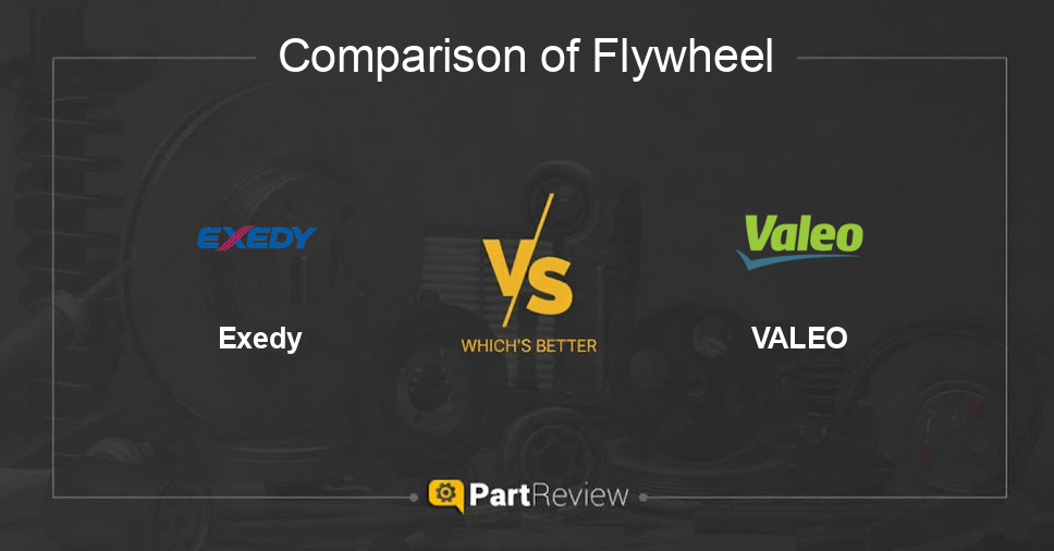 Comparison of flywheel Exedy and VALEO
