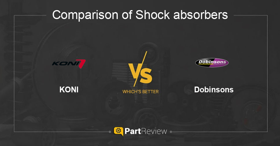 Comparison of shock absorbers KONI and Dobinsons