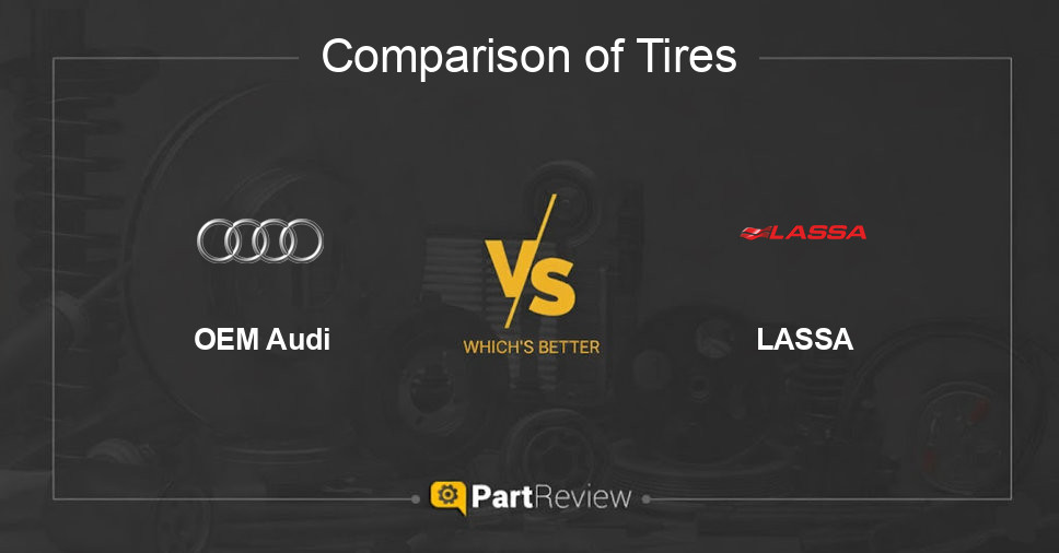 Comparison of tires OEM Audi and LASSA