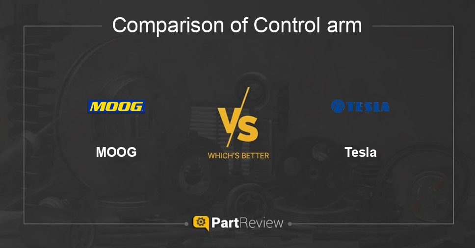 Comparison of control arm MOOG and Tesla
